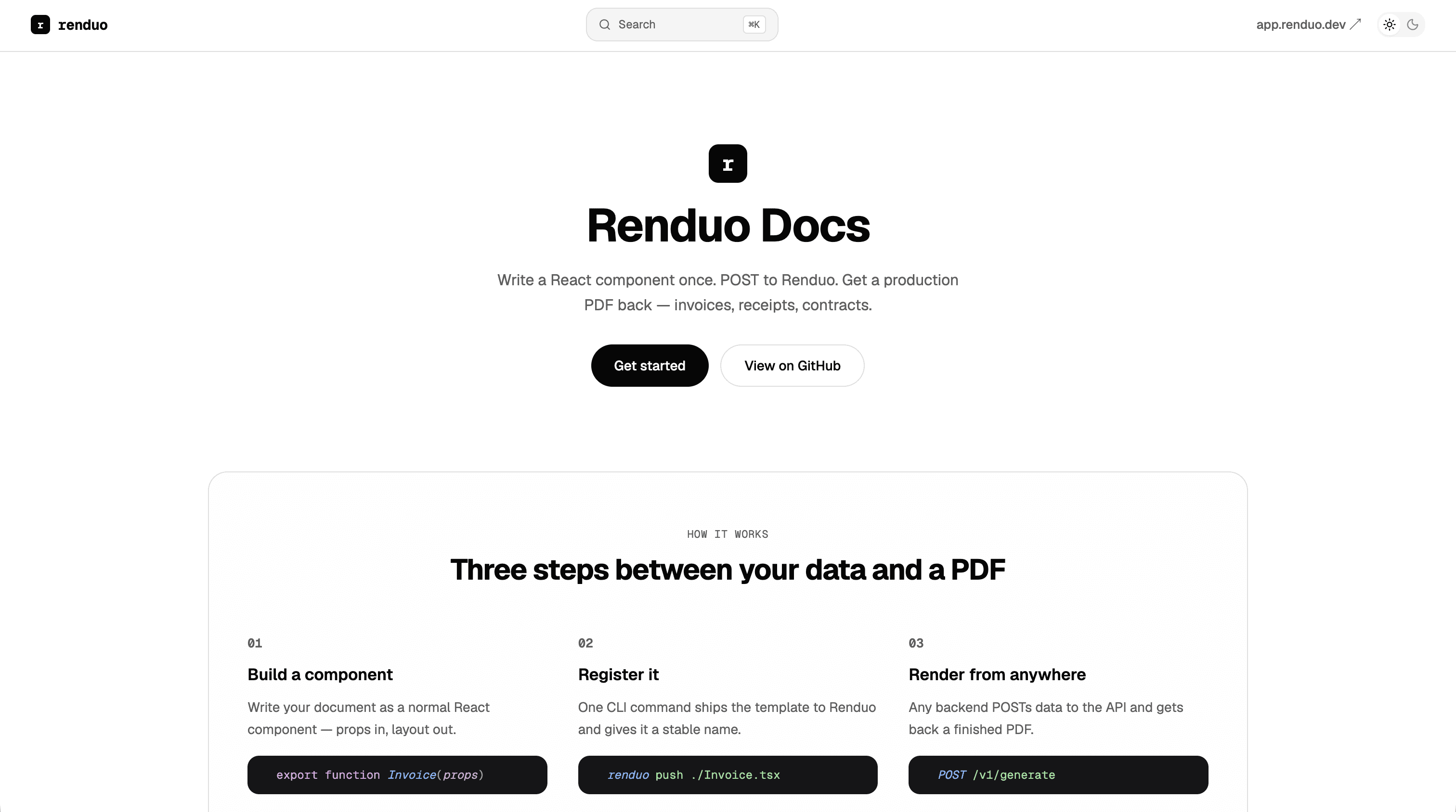 Renduo — docs.png screenshot